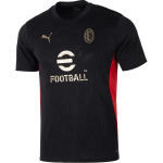 Puma AC Milan Jalgpalli Treening L&uuml;hikeste Varrukatega Mugav Hingav Vabaaja T-s&auml;rk Meeste Topid Must 777496-04 S