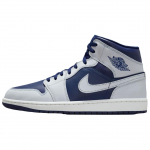 Air Jordan 1 Mid Blue Void Unisex tossud Summit-White Hot-Lava Pure-Platinum DQ8426-403 42