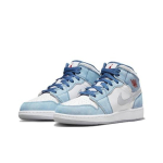 Air Jordan 1 Mid SE GS French Blue DR6235-401 EU 36 gray
