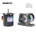 100KG 28W 68KTYZ 220 AC P&uuml;sivmagnetiga S&uuml;nkroonmootor Klambriga P&ouml;&ouml;ramine P&auml;rip&auml;eva/Vastup&auml;eva Metallhammasratastega Aeglane Kiirus 2,5 Kuni 110 RPM 60rpm with bracket
