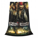 Kariibi mere piraadid: V&otilde;&otilde;rad veted flanellist pleed Jack Sparrow pleed koduseks diivaniks pehme v&auml;listingimustes mitmeotstarbeline 30x40in