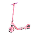 KIDDOWE K2 Kokkupandav Elektriroller Lastele 130W Mootor 24V6AH Aku 14KM/H Tippkiirus 6,5-tolline T&auml;iskummist Rehv V&auml;litingimustes M&auml;ngimiseks E-roller roosa