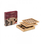 Coffret jeux de dames, d'&eacute;checs et de backgammo&hellip; roheline