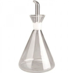 Huilier en verre &eacute;prouvette - IBILI - 250 ml - Conservation hygi&eacute;nique - Syst&egrave;me de r&eacute;cup&eacute;ration de goutte puhas