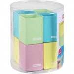 Safta- Lot de 8 Couverts en Silicone 19,5 x 23 cm, 312089972, Multicolore puhas