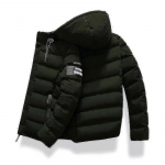 Meeste talvejope kapuutsiga soe mantel XXXL