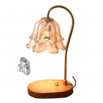 K&uuml;&uuml;nalde soojendaja lamp puidust alusega, taimerifunktsiooni ja reguleeritava heledusega, l&otilde;hnava vaha sulataja B