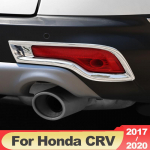 For Honda CRV CR-V 2017 2018 ABS eesmised tagumised udutulelaterna kate trimmi kaitseraua helkur dekoratiivraam Lisatarvikud Front A Silver
