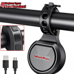 Elektrilise jalgratta kelluke jalgratta signaali jaoks elektrilise t&otilde;ukeratta/maantee/MTB lisatarvikutele jalgrattas&otilde;idu &auml;ratuskella r&otilde;ngas jalgratta lenkstangile 1 Ringtone types