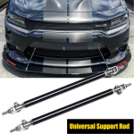 Universaalne eesmine p&otilde;rkeraua huule jagaja tugivarda tugivarras Dodge Chargeri RT SRT SXT Challenger 2000-2022 auto jaoks 7.5cm Silver