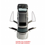 Autokile p&auml;ikesekaitseks Volkswagen VW Passat CC 2009 2010 2011 2012 2013 2014 2015 2016 2017 Auto P&auml;ikesekaitsekile Tuuleklaas Privaatsuse Varjutamine Rear Windows