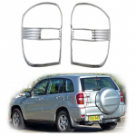 2 tk ABS Kroomitud Autotarvikud Pinnatud Tagatulede Kate Liimitav Stiil Toyota RAV4 RAV 4 4WD 2001 2002 2003 2004 jaoks