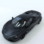 McLaren 720S Kabriolett Sportauto Mudel 1:24 valatud metallist, M&auml;nguasi must
