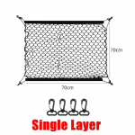 Car Trunk Net For Skywell EV6 Skyworth ET5 ~2024 Rear Mesh Trunk Seat Elastic String Net fix Storage Pocket Car Accessories 70x70cm