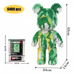 Kawaii karu ehitusklotsid, kokkupandavad m&auml;nguasjad, kaunistused, kodu sisustus, loomingulised ehitusklotsid, m&otilde;tlemist arendavad m&auml;nguasjad, m&auml;nguasjad kingituseks