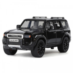 1/32 Toyota Prado Kvaliteetne Sulamist Maastikus&otilde;iduki Mudel, Luksuslik ja Atmosf&auml;&auml;riline V&auml;limus, Simuleeritud Heli ja Valgus, Lahe M&auml;nguasjamudel must
