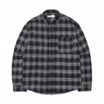 Nomanual Flannel Check Shirt  Black M