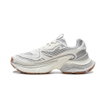 Li Ning Xingji Cushioning Abrasion Resistant Breathable Low top Chunky Sneakers Women's White Gray AGCW088-3 35