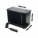 Auto konditsioneer Mobiilne s&otilde;iduki konditsioneer 12V Veepaagi disain Kompaktne jahutusseade reisimiseks, t&ouml;&ouml;le s&otilde;itmiseks, telkimiseks must