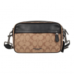 Kott Graham 23 Metallik Logoga Ikooniline Ripats V&auml;rviplokk Nahast Kaamerakott Meeste &Otilde;lakott Must Khaki Pruun 50715-QBTN2 C4149-QBKHA-New Edition-Basic Set (Bag+Dust Bag)