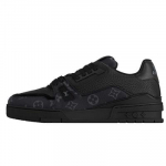 LOUIS VUITTON Tennised Monogrammad Madalad Ketsid Meeste Mustad 1ADH49 43.5