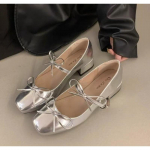 Uued punased Mary Jane naiste kingad paksude k&otilde;rgete kontsadega kingad naissoost Lolita kandilised kingad kevadised moekad peokingad nahast naiste kingad 39