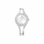 Swarovski Uptown Eternal Series Kell Kvartsmehhanism Roostevabast terasest rihm 30 mm H&otilde;bedane sihver Naiste kellad 5377545 Silver White Watch Dial