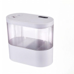 Lauaarvuti loominguline miniakvaariumi akvaarium biokeemilise filtreerimiss&uuml;steemi ja LED-valgustusega Betta Fish &ouml;koloogilise veets&uuml;kliga upgradation