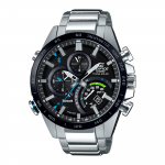 Casio meeste 100M veekindel analoog-kell helisignaaliga, kvartsmehhanismiga EQB-501XYDB-1A must