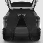 Auto Tagumine Telkimine S&auml;&auml;sev&otilde;rk Must P&auml;ikesekaitse S&auml;&auml;sevastane Kardin Magnetiline Auto Tagaluugi S&auml;&auml;sev&otilde;rk Auto Pagasiruumi ja Tagaukse jaoks