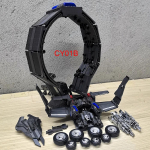 Transformeeritavad m&auml;nguasjad BAIWEI CY01 TW1122 TW1022 Autohaagised Taktikaline kastikinnitus Seljakott Tegevuskuju Deformatsioonirobot NO BOX gray