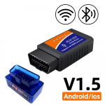 OBD2 skanner ELM327 autodiagnostika detektori koodilugeja t&ouml;&ouml;riist V1.5 WIFI Bluetooth OBD 2 iOS-i Androidi automaatse skannimise remondit&ouml;&ouml;riistadele