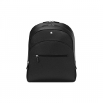 Montblanc Artisan Series Kuusnurkne Valge T&auml;he Logo T&otilde;mblukuga Nahast Seljakott Suur Unisex Seljakott Must 130274 Basic Set (Bag+Dust Bag)