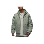 Jordan Sport Therma-Fit Logo Mugav &Uuml;hev&auml;rviline T&otilde;mblukuga Kapuutsiga Puuvillane Jakk Meeste Jakid Horizon-Green HV4870-377 L gray