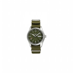 SEIKO NEW SERIKO 5 mehaaniline liikumine nailonrihm meeste k&auml;ekell roheline sihverplaat SRPG33K1 roheline