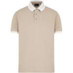 EMPORIO ARMANI Triibulise Embleemiga L&uuml;hikeste Varrukatega Polo S&auml;rk Meestele Pruun EM000852AF12955F6055 M