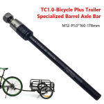 Jalgrattak&auml;ru l&auml;biva telje adapter Jalgratta esihargi telg 160-178mm P1.0/1.5/1.75 Jalgrattak&auml;ru haagisekonksu l&auml;biva telje adapter