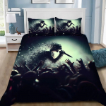 3D Prinditud Rokkansambel Linkin P-Park Voodipesukomplekt Linkin P-Park Tekikott Topelt &Uuml;heinimese T&auml;is Suur Kuningas T&auml;iskasvanud Lapsed Voodiriided 135x200cm
