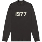 Fear of God Essentials SS22 Pikkade varrukatega T-s&auml;rk 1977 'Iron' Meeste FOG-SS22-140 M white