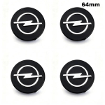 4 tk 56mm 59mm 60mm 64mm 68mm Veljekeskusm&uuml;ts Logo Rummu kate Embleem Opel Insignia Astra J H G F Corsa Zafira Tigra jaoks black