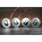 4 h&otilde;bedast Renault valuveljekorki 57 mm komplekt