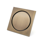 10x10cm ruudukujuline messingist p&otilde;randatrapp l&otilde;hnakindel p&otilde;randatrapi kate vannitoa du&scaron;ikabiini riistvara vannitoa tarvikud du&scaron;itarvikud beige