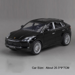 1:24 911 Cayenne S Sulamist Valatud Sportauto Mudel M&auml;nguasjad Uksed Avanevad Heli ja Valgusega T&otilde;mmatav Mudel V&auml;&auml;rtuslik Kingitus Lastele gray