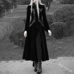 Cosplay keskaegne mantel renessanss viktoriaanlik naise jakk steampunk pitskost&uuml;&uuml;mid vintage gooti smoking Halloweeni riietumispidu XS must