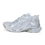 Balenciaga Runner V&otilde;rk, Tekstiil Madalad Paksude Talladega Tennised Meeste Hall 677403W3RBL8100 41 white