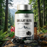 Shilajit Ultra Optimaalse Potentsiaaliga Kapslid &ndash; Premium Himaalaja Vaiguekstrakti Kompleks (60 t&uuml;kki) 1pack
