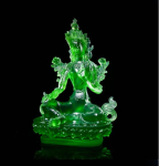 Tasuta kohaletoimetamine Tiibeti tarnijatelt 21 cm t&otilde;hus kodu kaunistav kuju vaikist s&auml;ilitada Roheline Tara tantristlik skulptuur Bodhisattva roheline