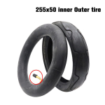 Vankriratas 255x50 Sisekumm ja V&auml;likumm Lastevankri jaoks Standard Inner Tube black