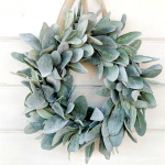 Kunstlik Sidrunip&auml;rg Ukse Seinale Riputatav Kaunistus Saagikoristusfestivali Kodupeo Kaunistus Leafy Floral Wreath gray