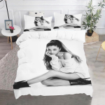 Moodne poplaulja A-Ariana G-Grande Prindiga Voodipesukomplektid Vooditarvete Komplekt Tekikott Vooditekkide Komplekt Voodipesukomplekt Luksuslik Kink 135x200cm